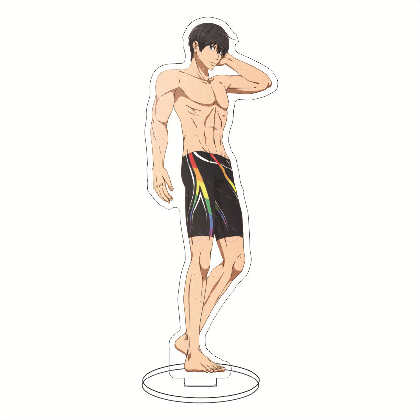 16CM Anime Acrylic Figure Free - Figma Stand Set recension och pris