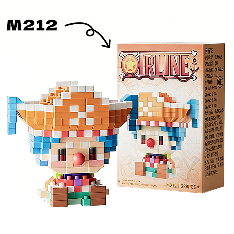 Anime Character Model Luffy 3D - Lego Set Technic recension och pris