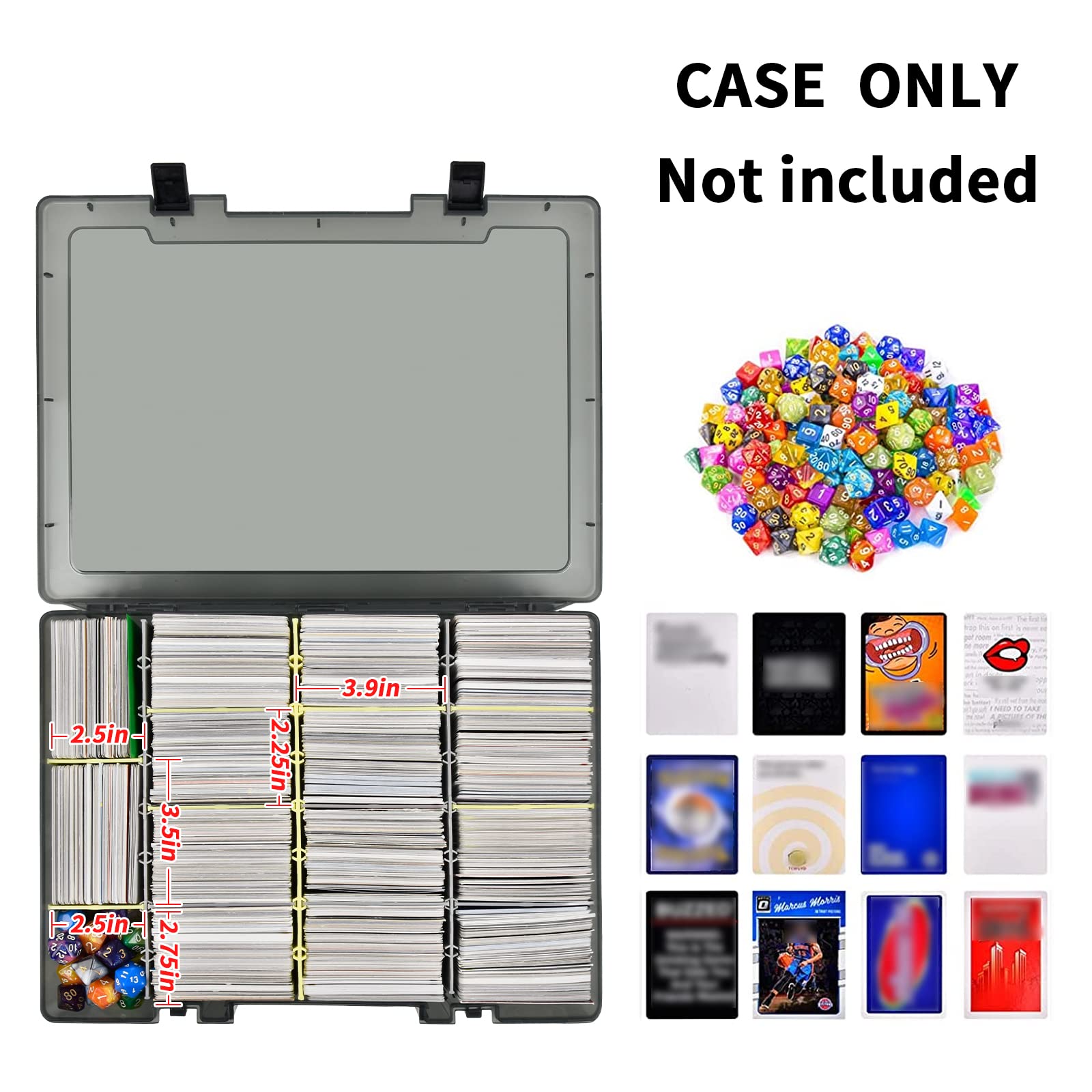 Clear Trading Card Storage Box - Trading Card Binder recension och pris