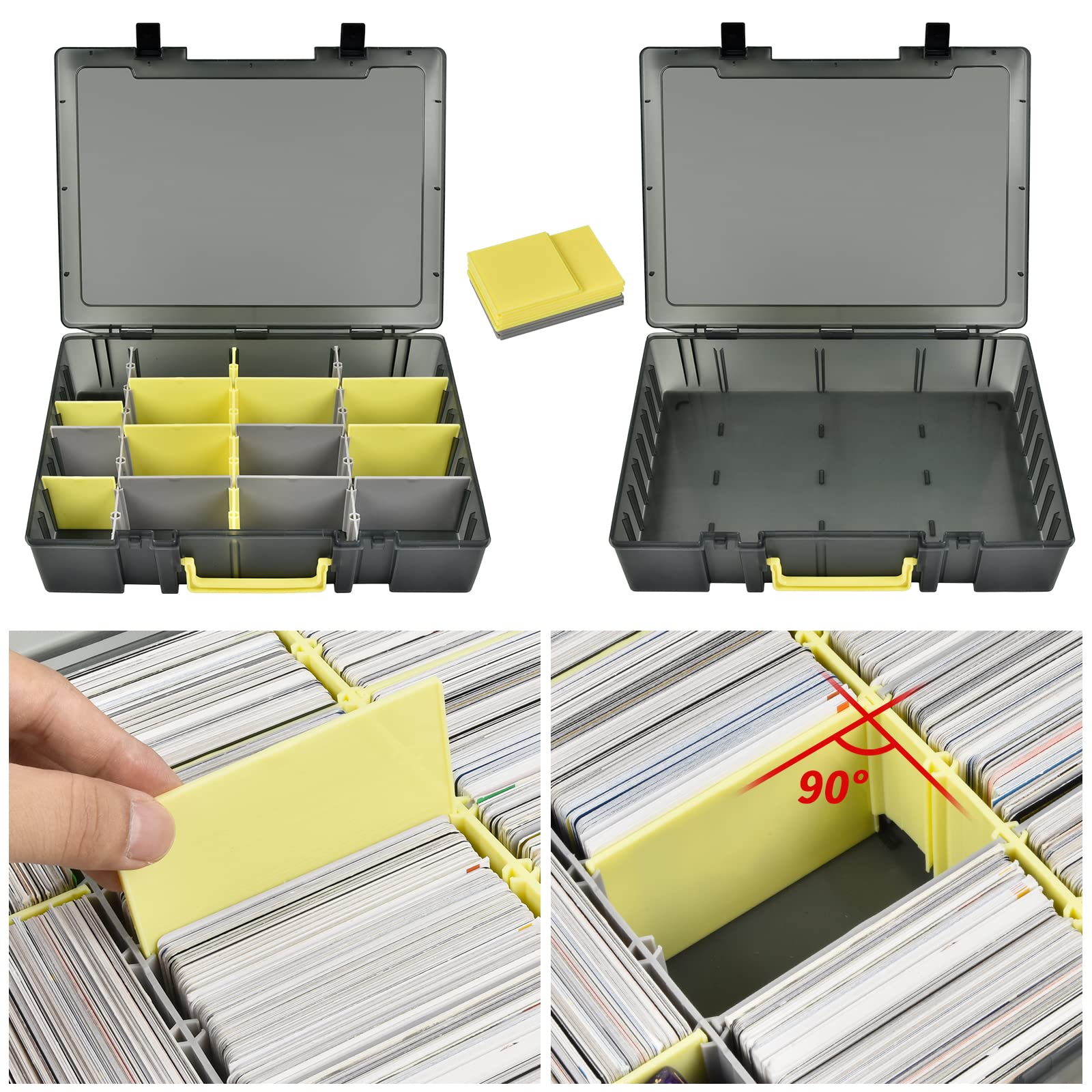 Clear Trading Card Storage Box - Trading Card Binder recension och pris