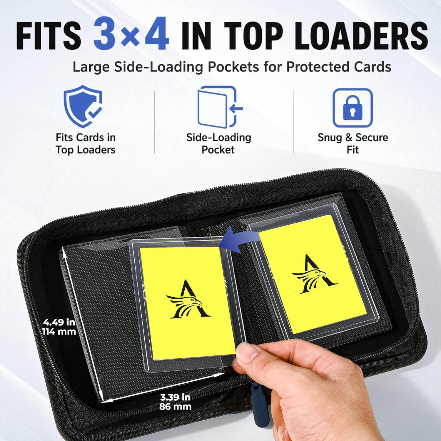 Top Loader Binder, 1 Pocket Ho - Trading Card Binder recension och pris