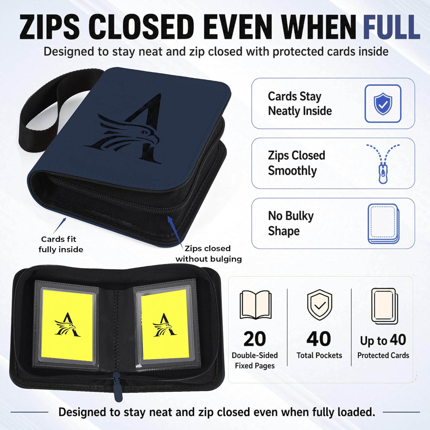 Top Loader Binder, 1 Pocket Ho - Trading Card Binder recension och pris