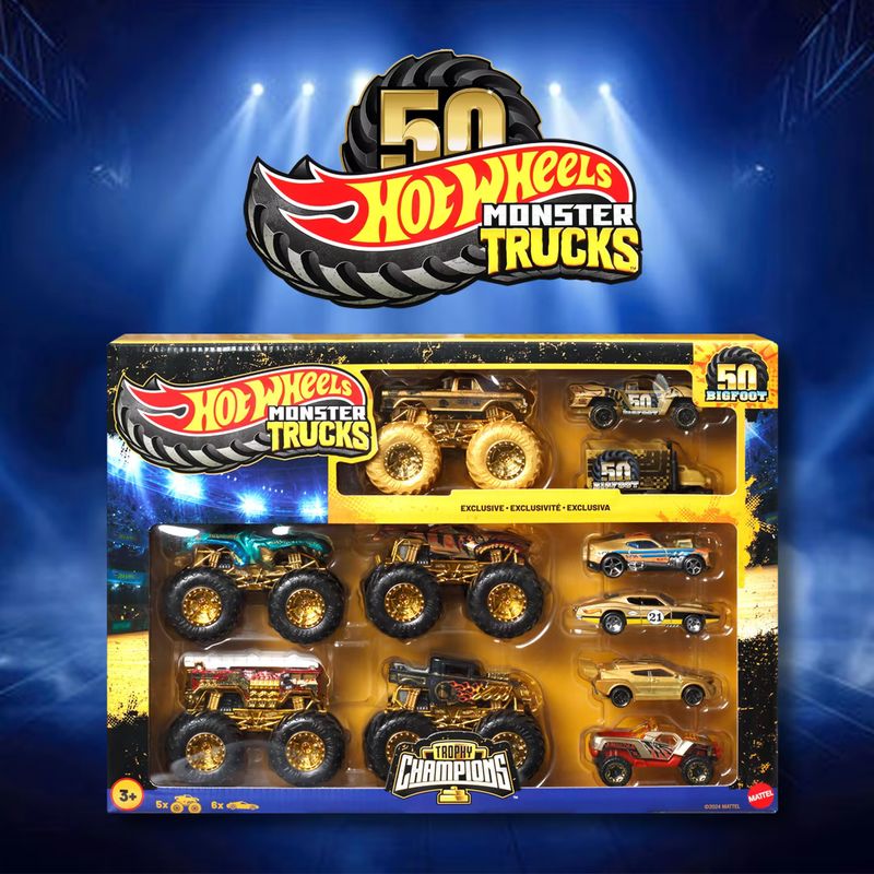 Hot Wheels Monster Truck 50th  - Hot Wheels Car Monster Trucks recension och pris